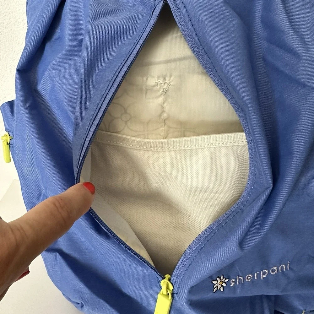 Sherpa Quest Backpack Tote Colbalt Blue Lightweight Travel Daypack NWT